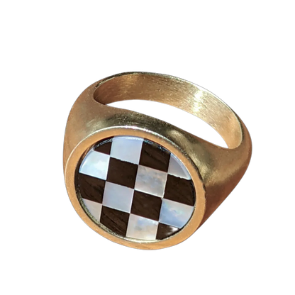 Classic Inlay Signet Ring