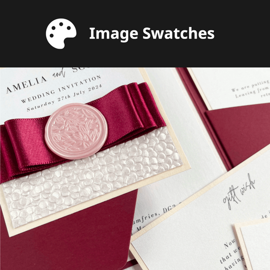 SAMPLE - AILSA POCKET FOLD WEDDING INVITE