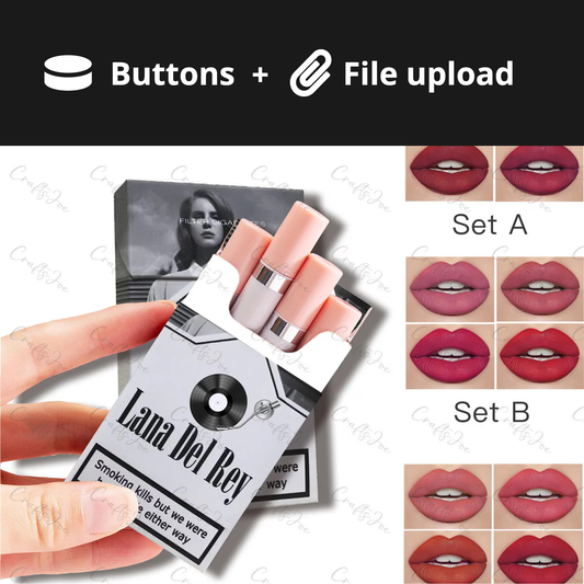 Lana Del Rey Lipstick, Custom Box With Ur Photo