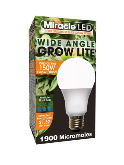 Miracle LED Corded 4-Socket Grow Light Kit with Bulbs