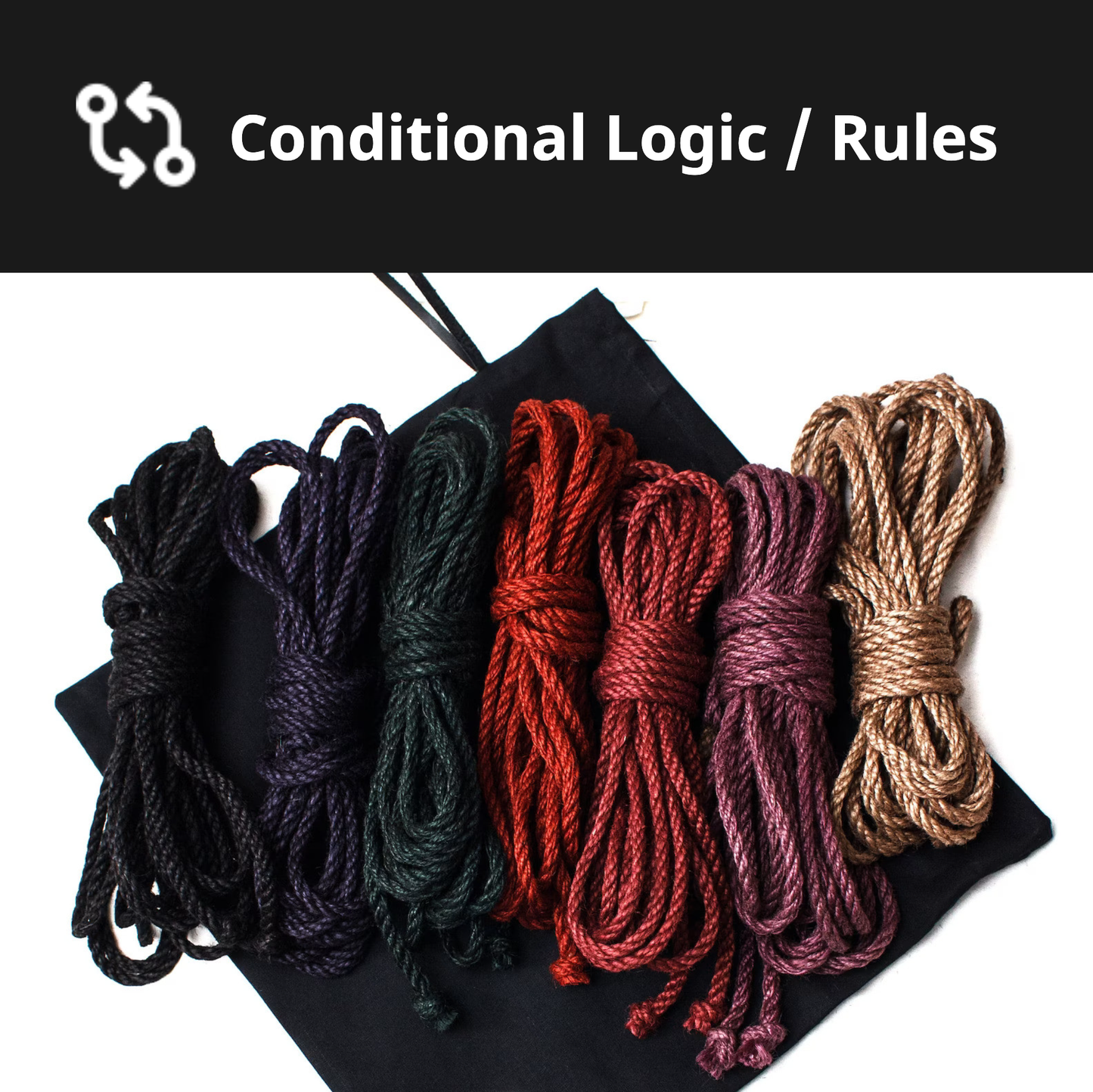 Shibari Jute Rope Kit (Set of 4pcs)