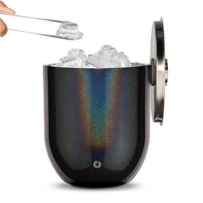 Vacuum Insulated Stainless Steel Ice Bucket with Lid and Tongs