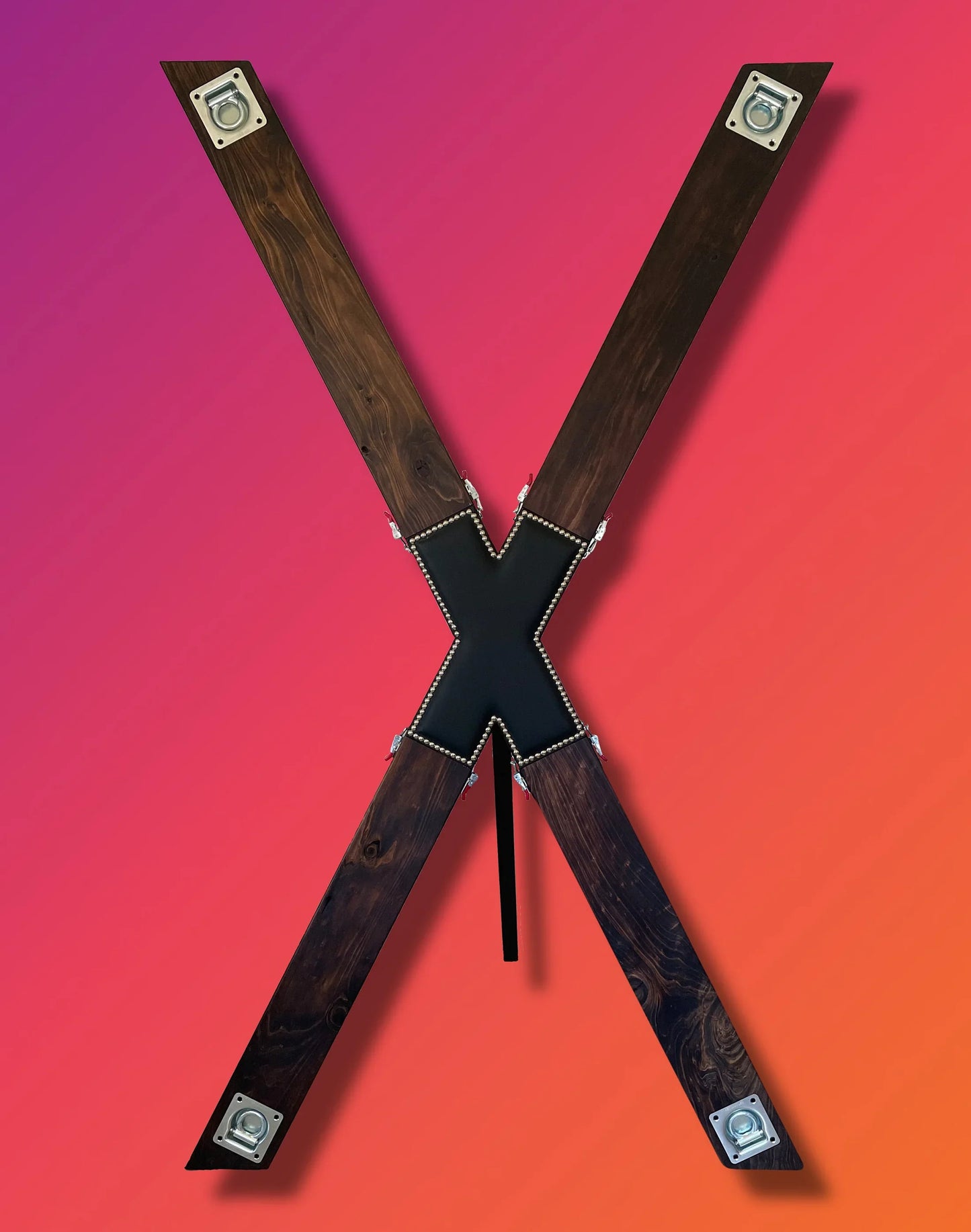 Portable St. Andrews Cross with Stand: Versatile BDSM Dungeon Equipment