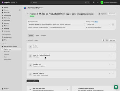 Add-on Products